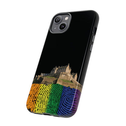 Edinburgh Castle Pride Rockface Phone Case - Fingerprint, Various