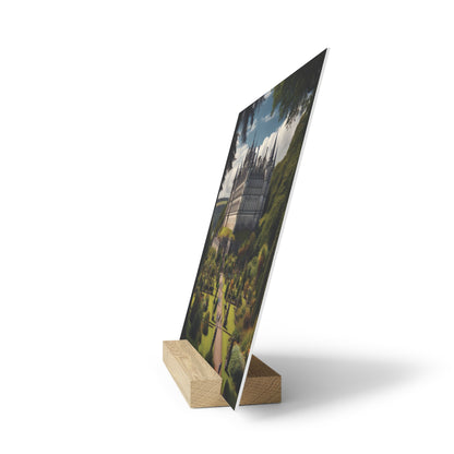 Scenic Collection Gallery Stand Dunrobin Castle, Oak Picture Stand, Scotland Art, Scenery, Landmarks, Various Sizes