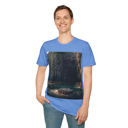 Fingal's Cave - Staffa Softstyle T-Shirt, Unisex Tee, Scottish Landmarks, Various Colours