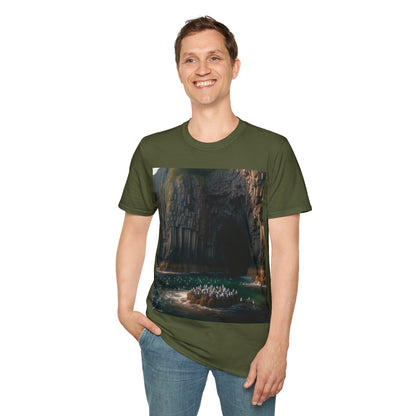 Fingal's Cave - Staffa Softstyle T-Shirt, Unisex Tee, Scottish Landmarks, Various Colours