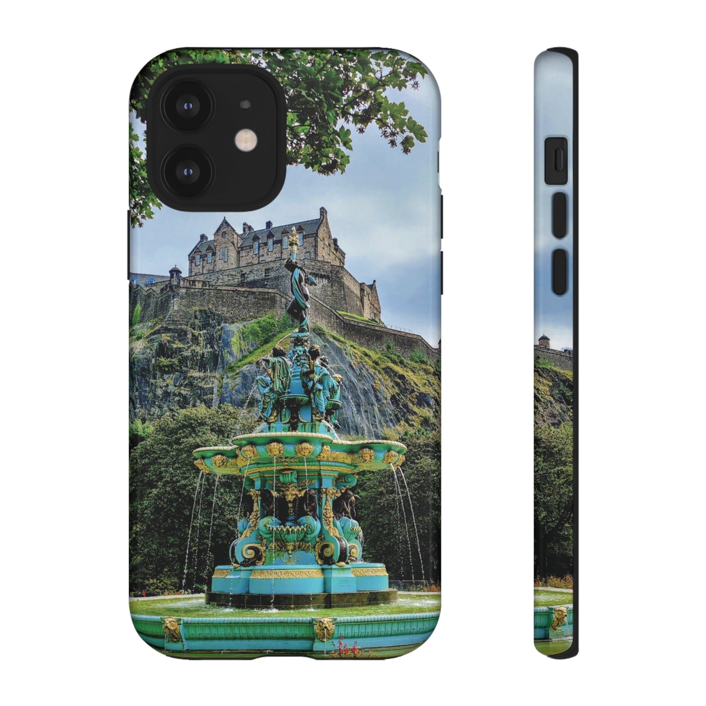 Ross Fountain & Edinburgh Castle Photo Phone Case, Scotland, Various