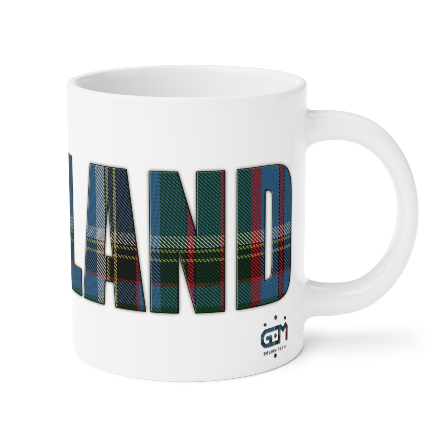 Scotland Tartan Mug - Anderson Old Tartan, Various Sizes