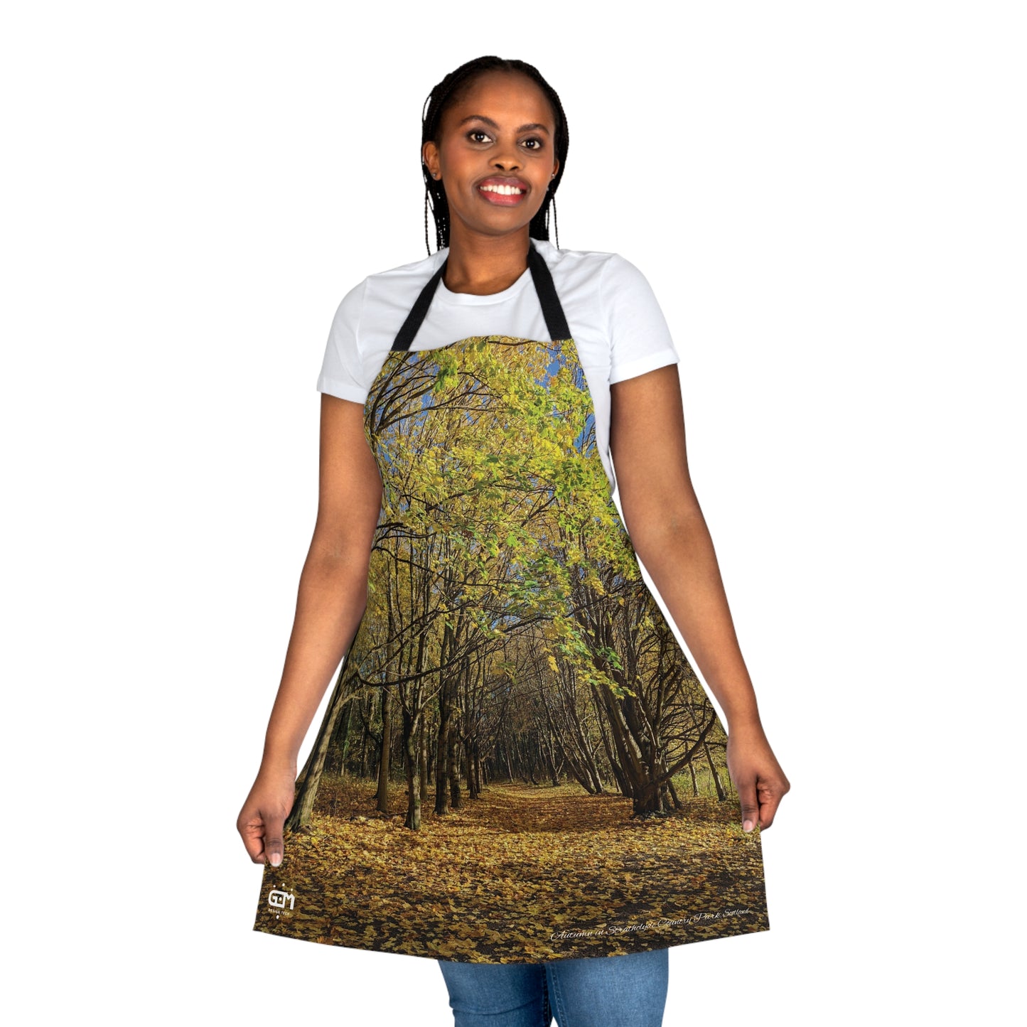 Autumn in Scotland Apron, Scottish Art, Strathclyde Country Park, Scottish Parks, Cooking Apparel, Chef Accessory, Nature