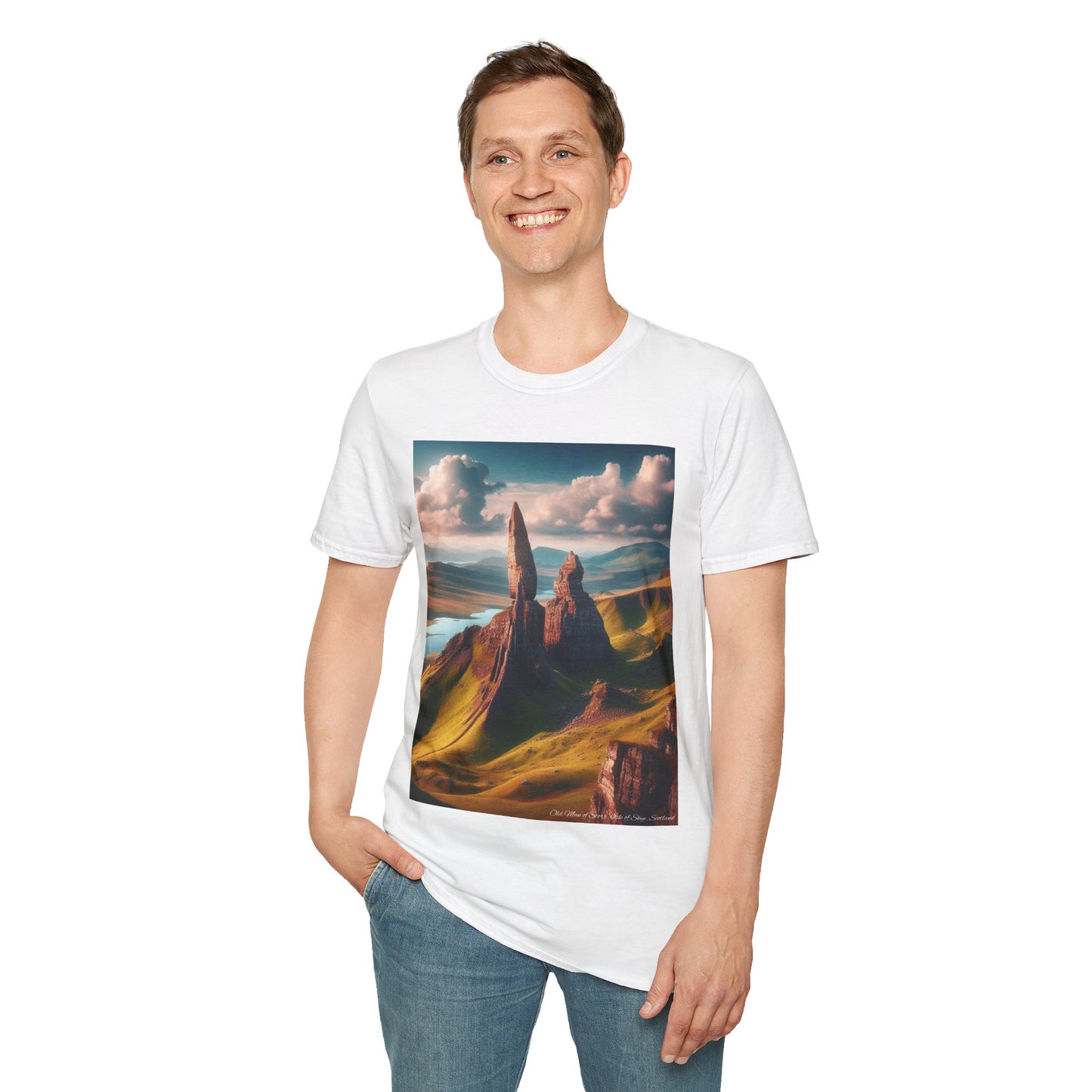 Isle of Skye Summer Softstyle Unisex T-Shirt, Scotland Tee