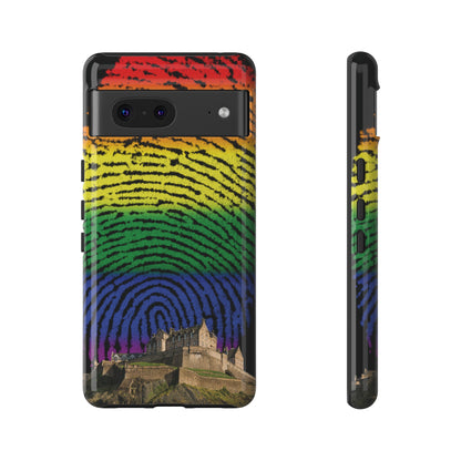 Edinburgh Castle Pride Phone Case - Fingerprint, Various