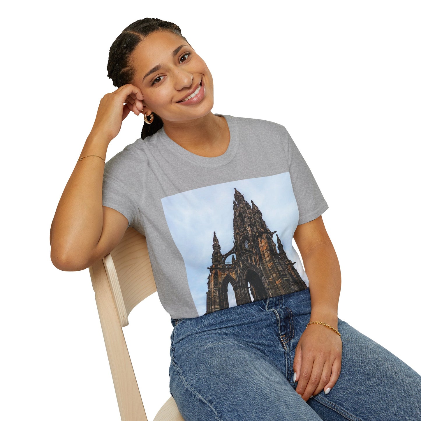 Scott Monument Photo Softstyle T-Shirt, Unisex Tee, Various Colours