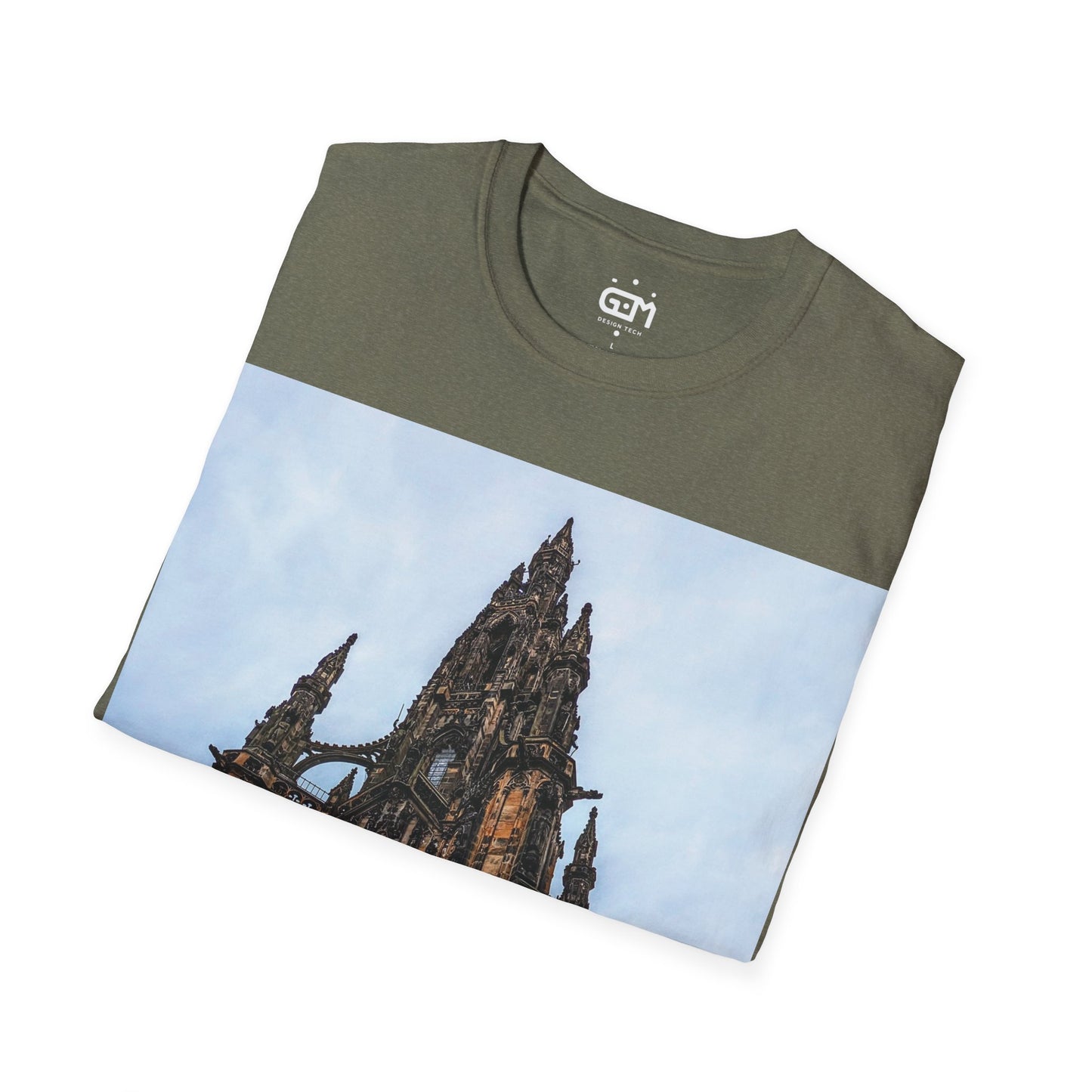 Scott Monument Photo Softstyle T-Shirt, Unisex Tee, Various Colours