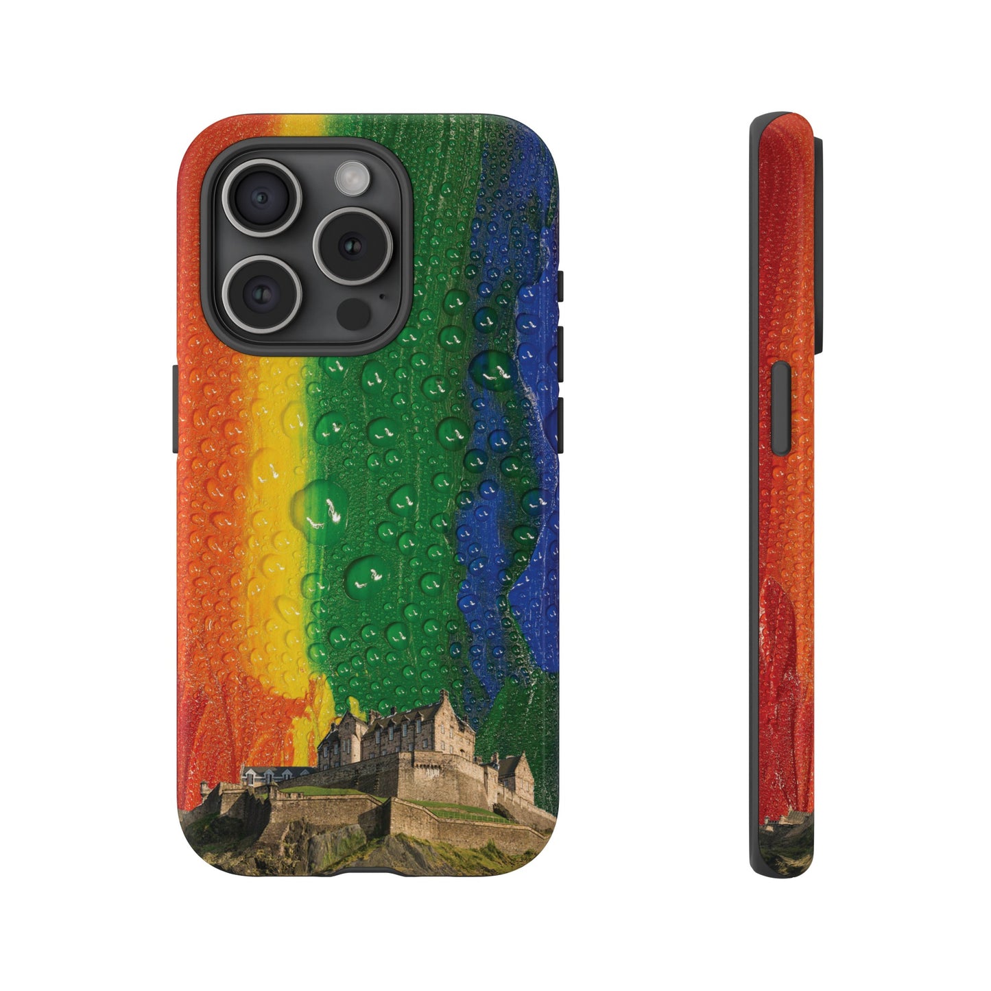 Edinburgh Castle Pride Phone Case - Rain, Various