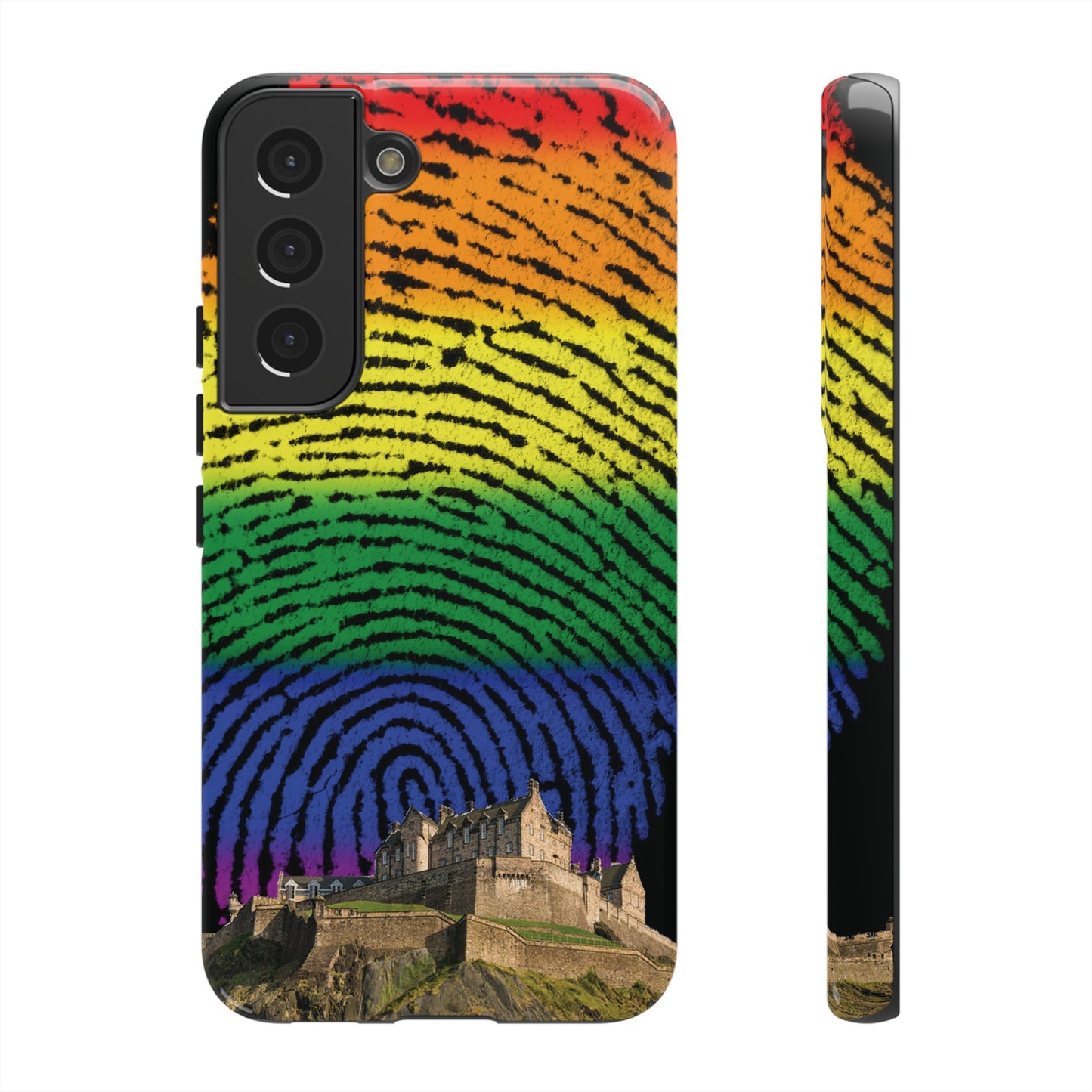 Edinburgh Castle Pride Phone Case - Fingerprint, Various