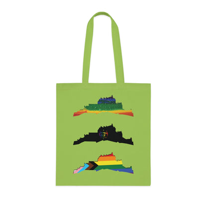 Pride Edinburgh Castles Cotton Tote Bag