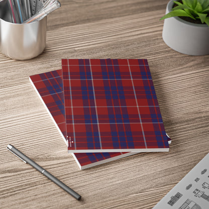 Scottish Tartan Softcover A5 Notebook - Hamilton