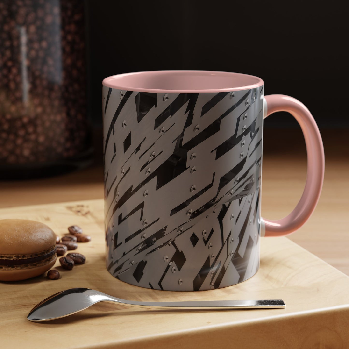 Tasses décoratives Écosse en gros plan - Scènes variées (rose)