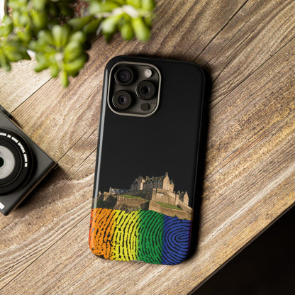 Edinburgh Castle Pride Rockface Phone Case - Fingerprint, Various