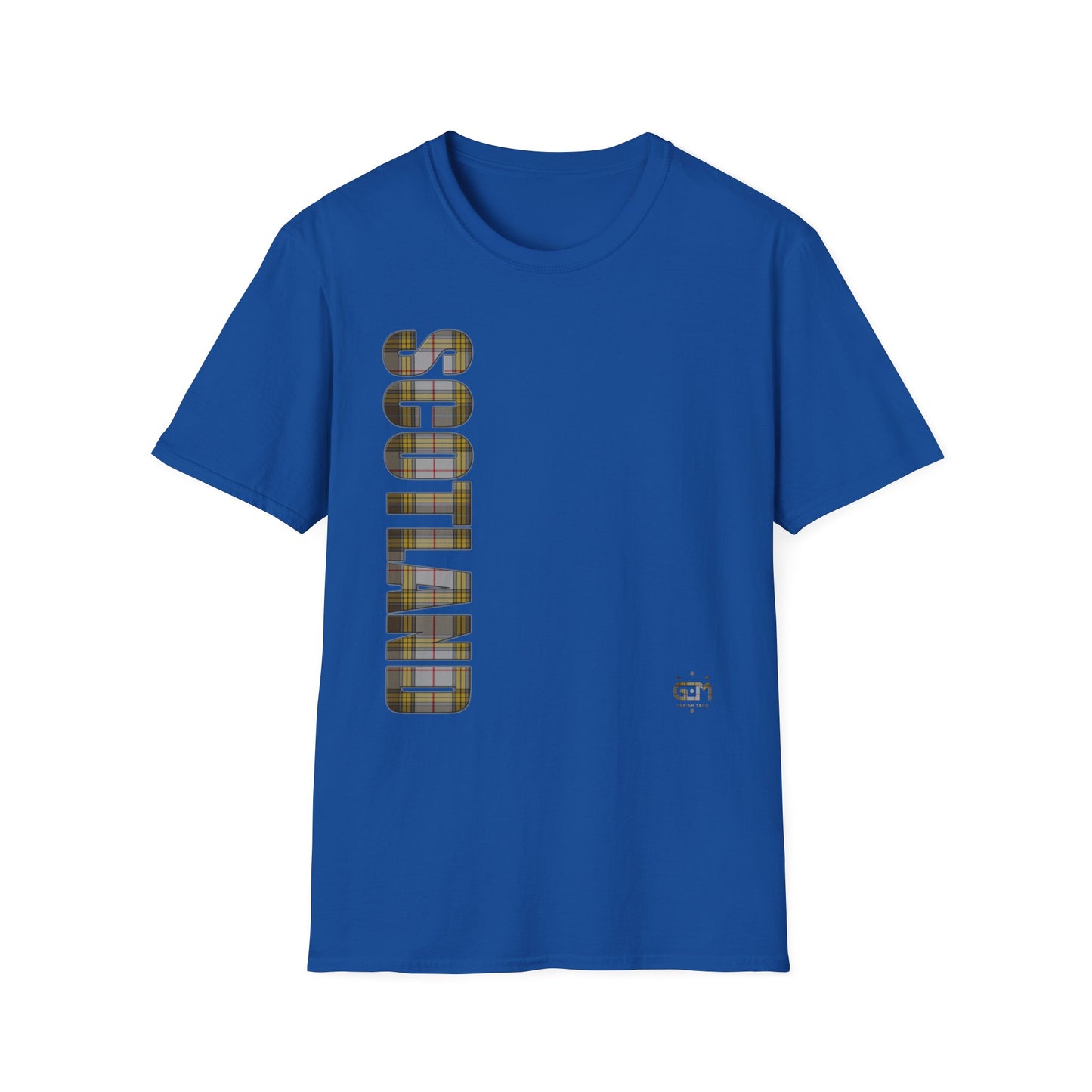 Tartan Scotland Lettrage Softstyle T-shirt unisexe, Buchanan Tartan Tee 