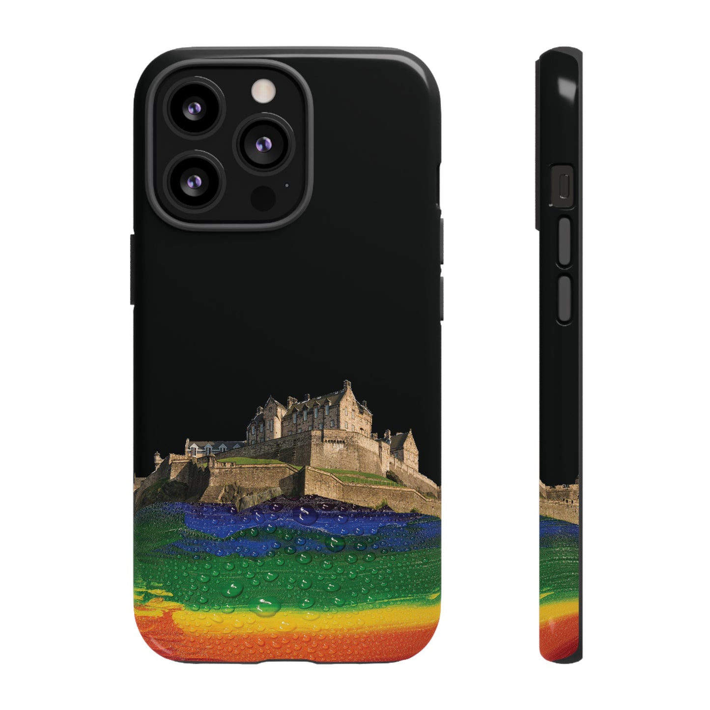 Edinburgh Castle Pride Rockface Phone Case - Rain, Various