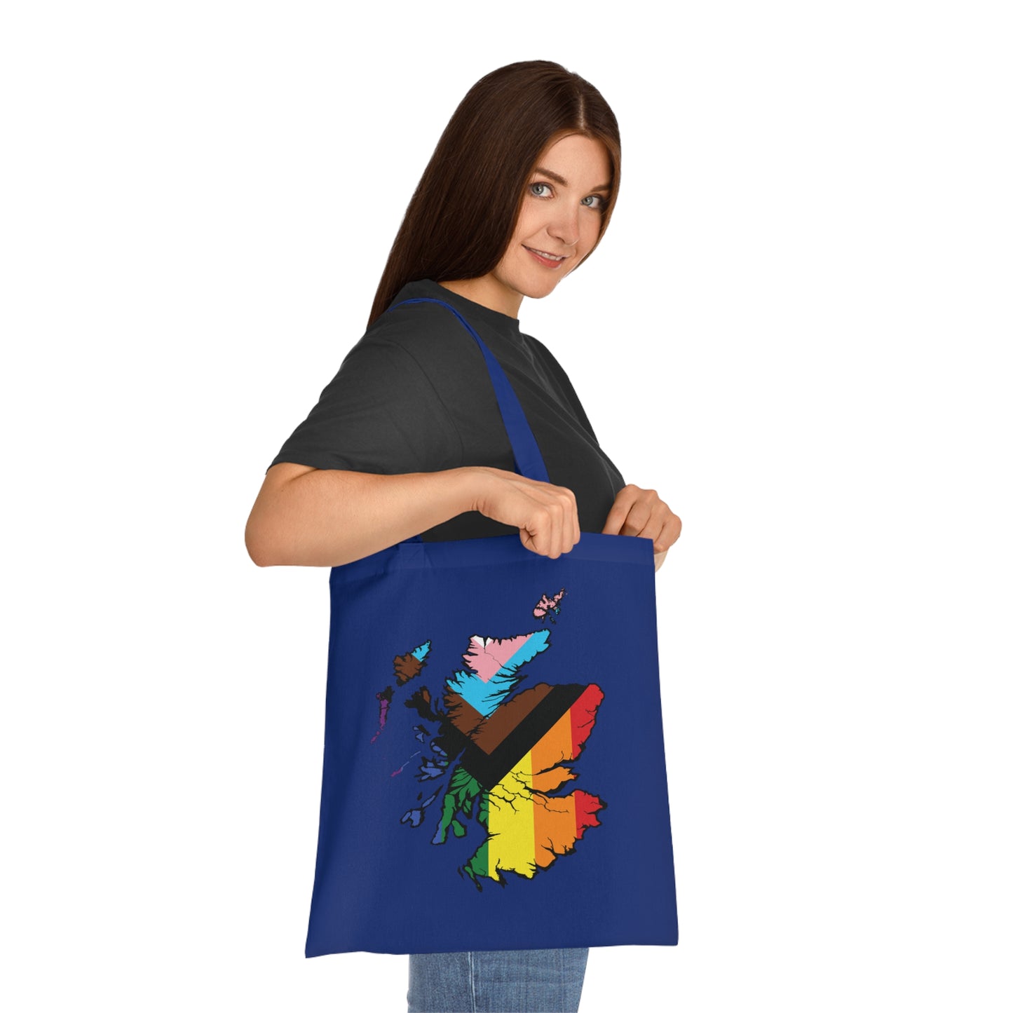 Scotland Pride Progress Map Cotton Tote Bag