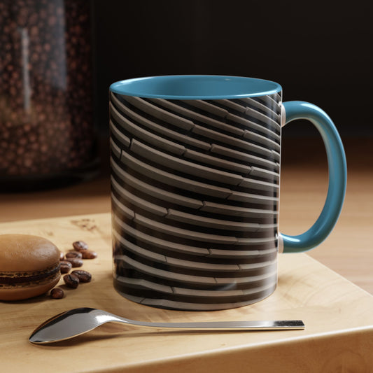 Tasses décoratives Écosse en gros plan - Scènes variées (bleu clair)