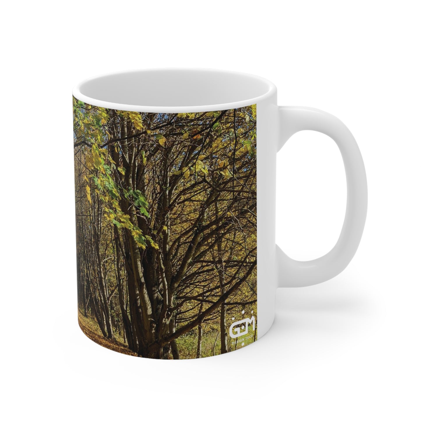 Autumn in Scotland Photo Mug, Coffee Cup, Tea Cup, Scottish Art, Scottish Parks, Strathclyde Country Park, Nature, White