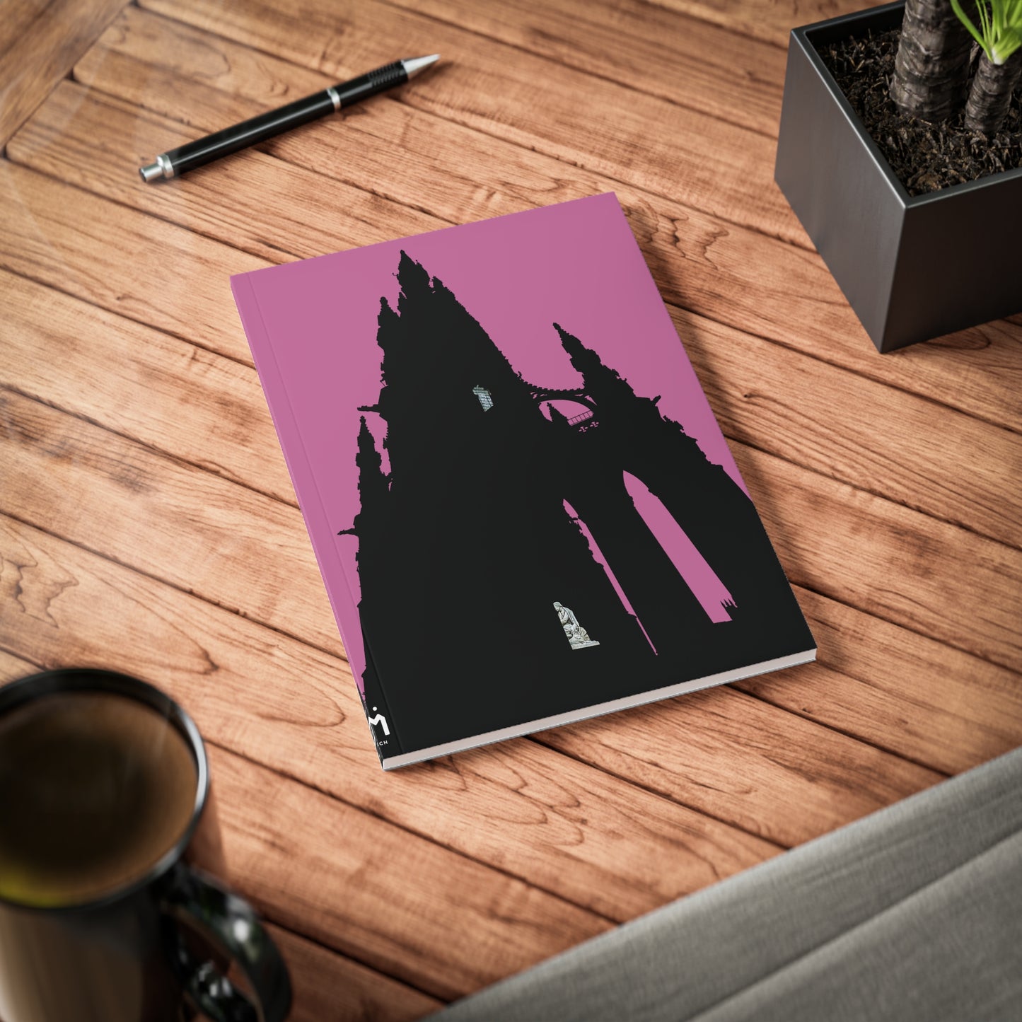 Scotland Art A5 Softcover Notebook - Silhouettes
