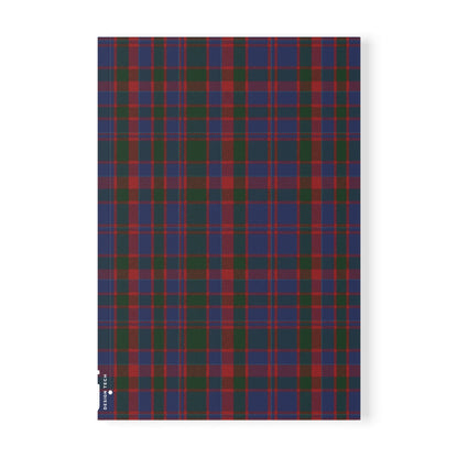 Scottish Tartan Softcover A5 Notebook - Cumming