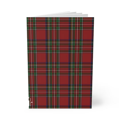 Scottish Tartan Softcover A5 Notebook - Stewart Royal