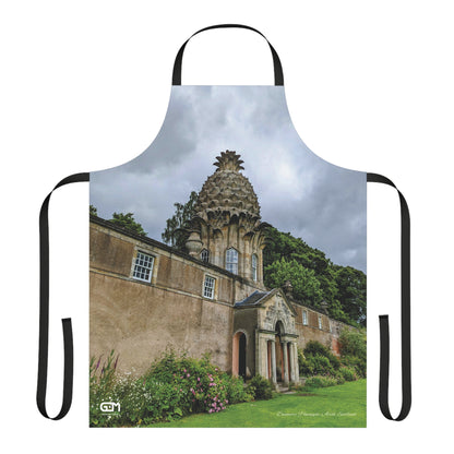 Dunmore Pineapple Photo Apron, Scottish Cooking Apparel, Chef Accessory