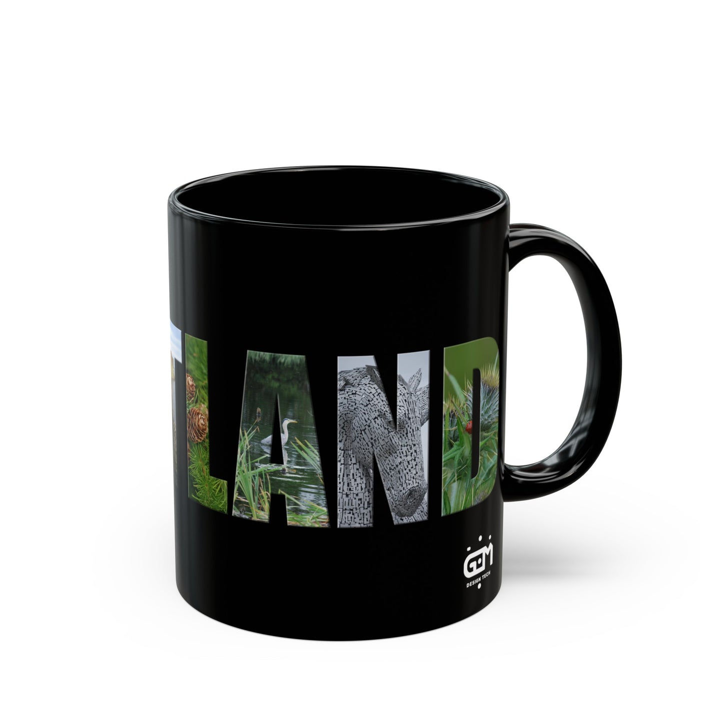 Scotland Photo Mug, Coffee Cup, Tea Cup, Scottish Art, Scottish Landmarks, Scottish Nature, Black