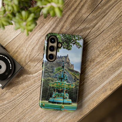 Ross Fountain & Edinburgh Castle Photo Phone Case, Scotland, Various