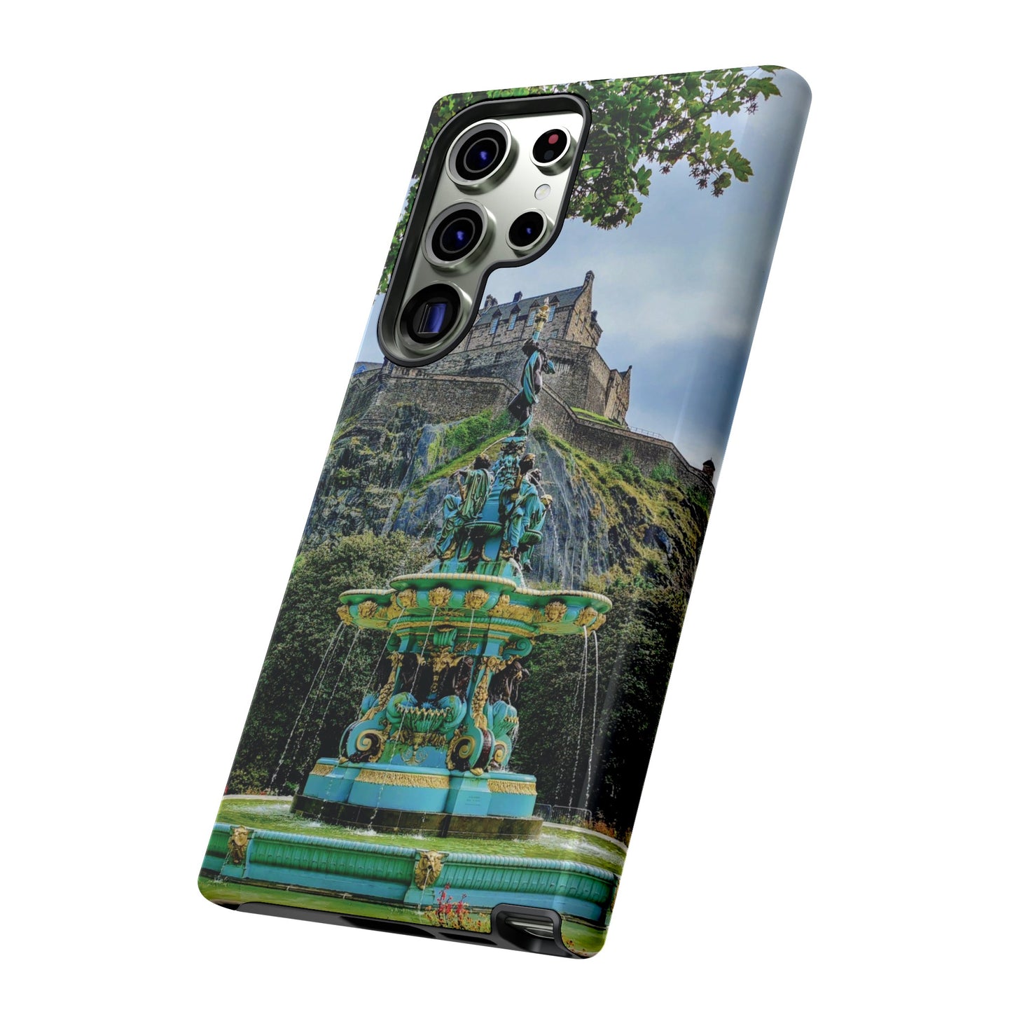 Ross Fountain & Edinburgh Castle Photo Phone Case, Scotland, Various