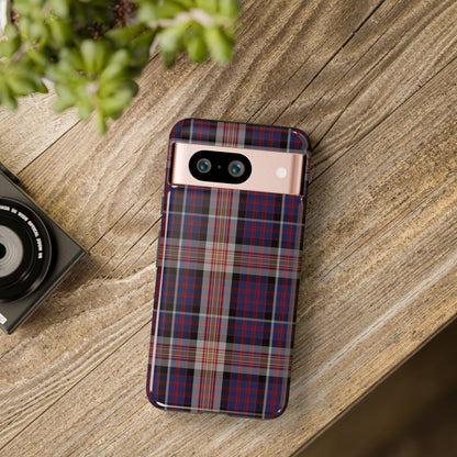 Coque de téléphone à motif tartan écossais - Carnegie, divers