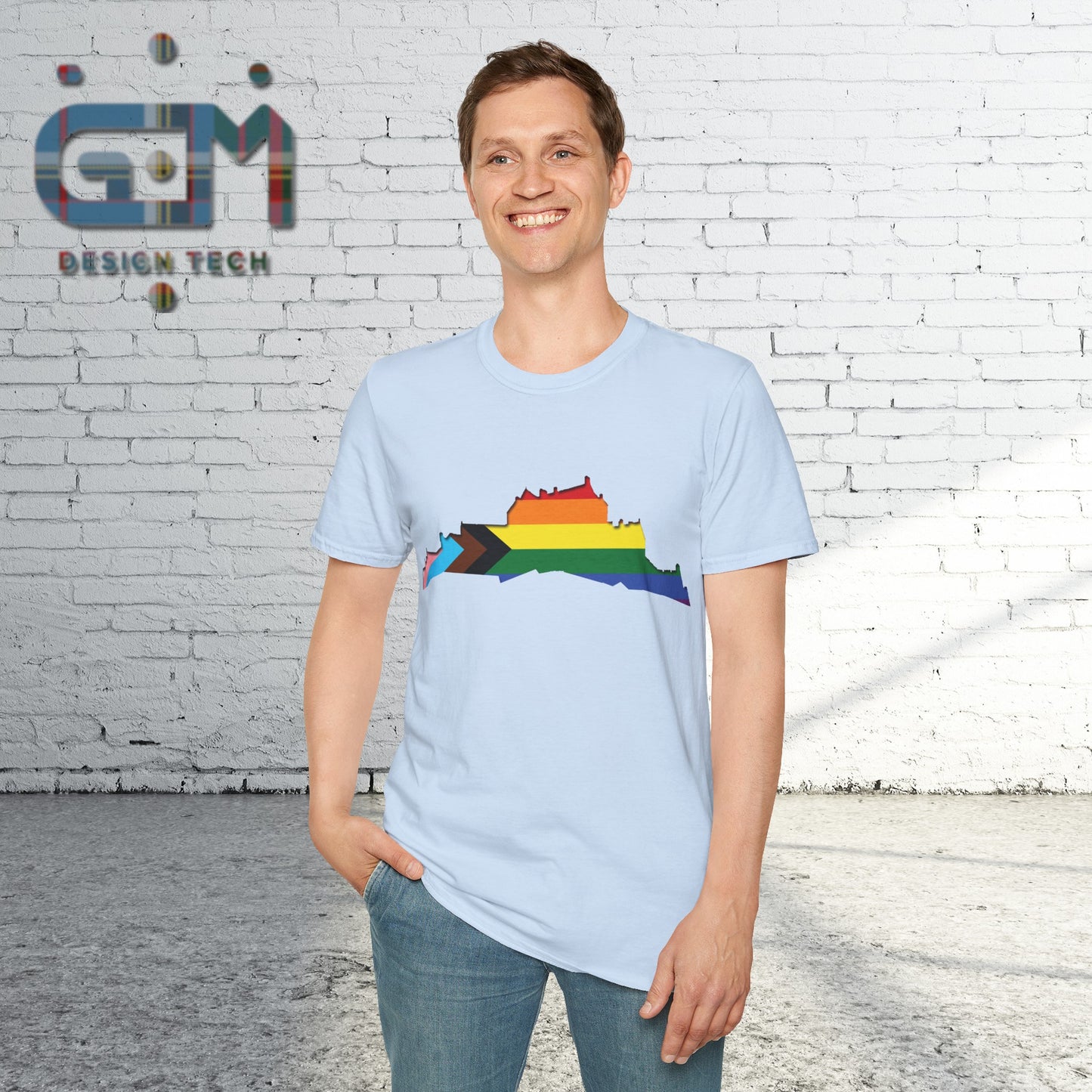 Edinburgh Castle Pride Progress Art Unisex T-Shirt