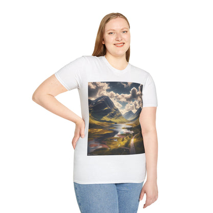 Glen Coe - Highlands Softstyle T-Shirt, Unisex Tee, Scottish Landmarks, Various Colours