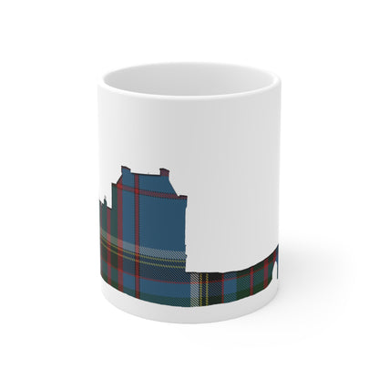 Tartan Eileen Donan Castle - Anderson Old Mug, White