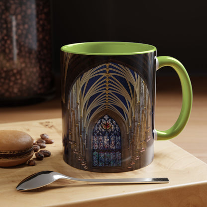 Tasses décoratives Écosse en gros plan - Scènes variées (vert clair)