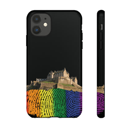 Edinburgh Castle Pride Rockface Phone Case - Fingerprint, Various