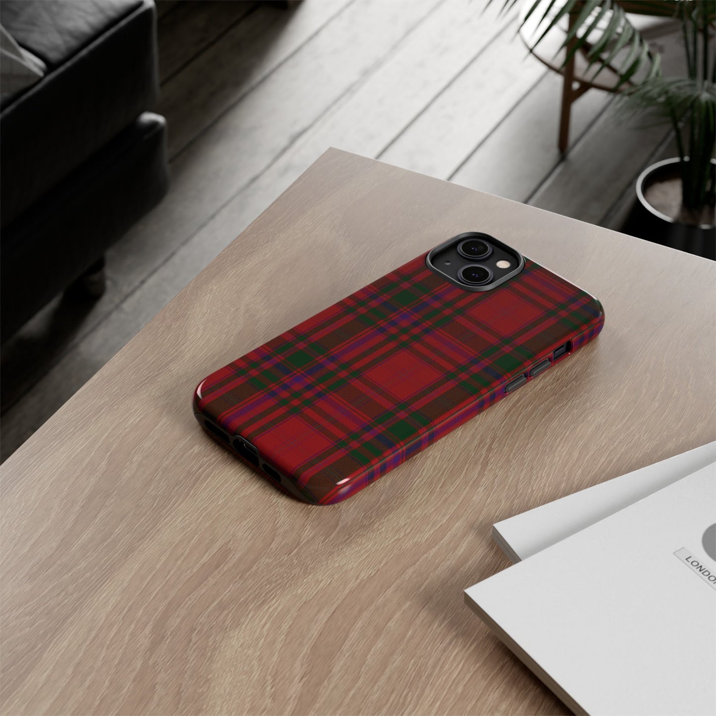 Étui de téléphone à motif tartan écossais - MacDougall, Divers