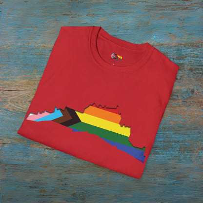 Edinburgh Castle Pride Progress Art Unisex T-Shirt