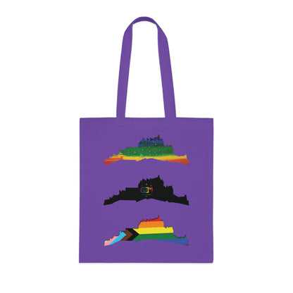 Pride Edinburgh Castles Cotton Tote Bag