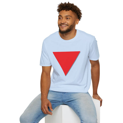 Red Triangle Softstyle Unisex T-Shirt, Various Colours