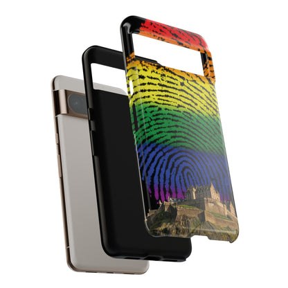 Edinburgh Castle Pride Phone Case - Fingerprint, Various