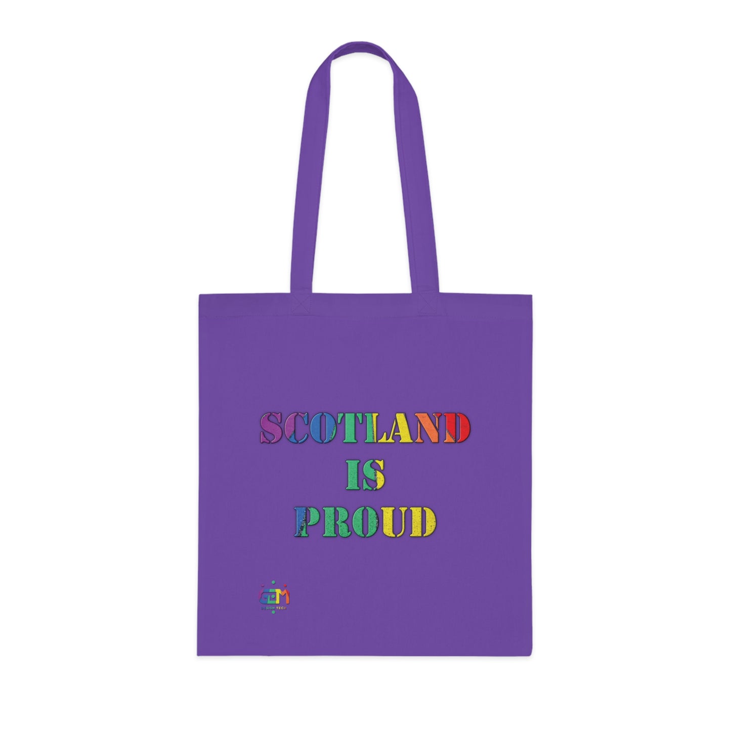 Scotland Pride Road Map Cotton Tote Bag