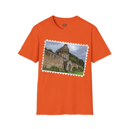 Postcard Dunmore Pineapple Photo Softstyle T-Shirt, Unisex Tee, Scotland Shirt, Various Colours