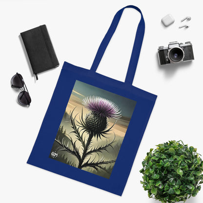 Scottish Nature Coloured Cotton Tote Bag