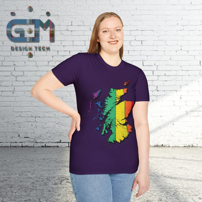 Pride Road Scotland Map Unisex T-Shirt, Various Colours