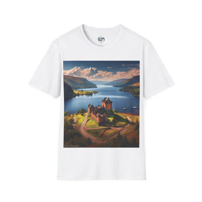 Urquhart Castle - Loch Ness Softstyle T-Shirt, Unisex Tee, Scottish Landmarks, Various Colours