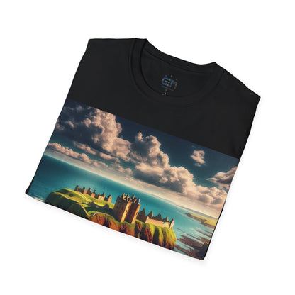 Dunnottar Castle - Stonehaven Softstyle T-Shirt, Unisex Tee, Scottish Landmarks, Various Colours