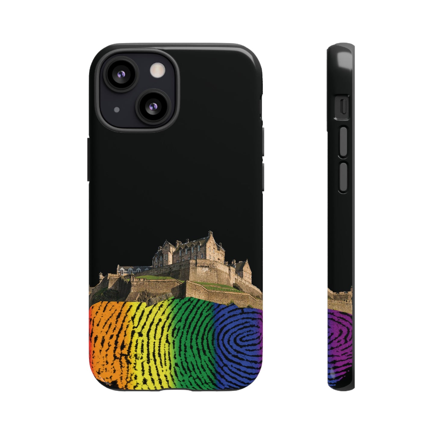 Edinburgh Castle Pride Rockface Phone Case - Fingerprint, Various