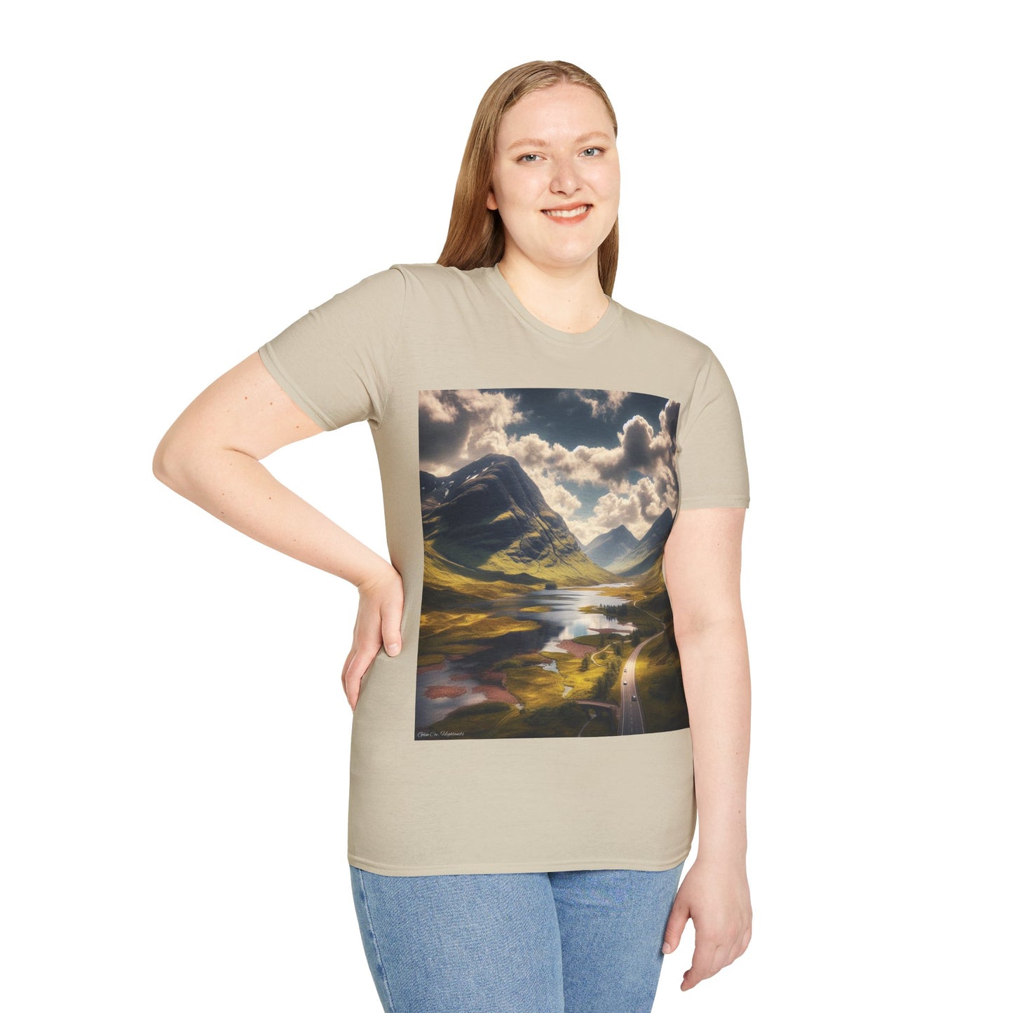 Glen Coe - Highlands Softstyle T-Shirt, Unisex Tee, Scottish Landmarks, Various Colours