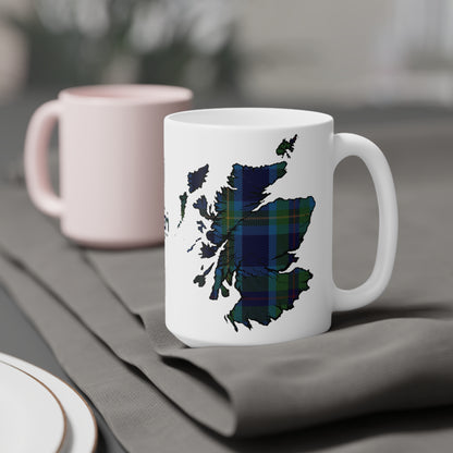 Tasse de carte de tartan d’Écosse - Miller Tartan, différentes tailles 