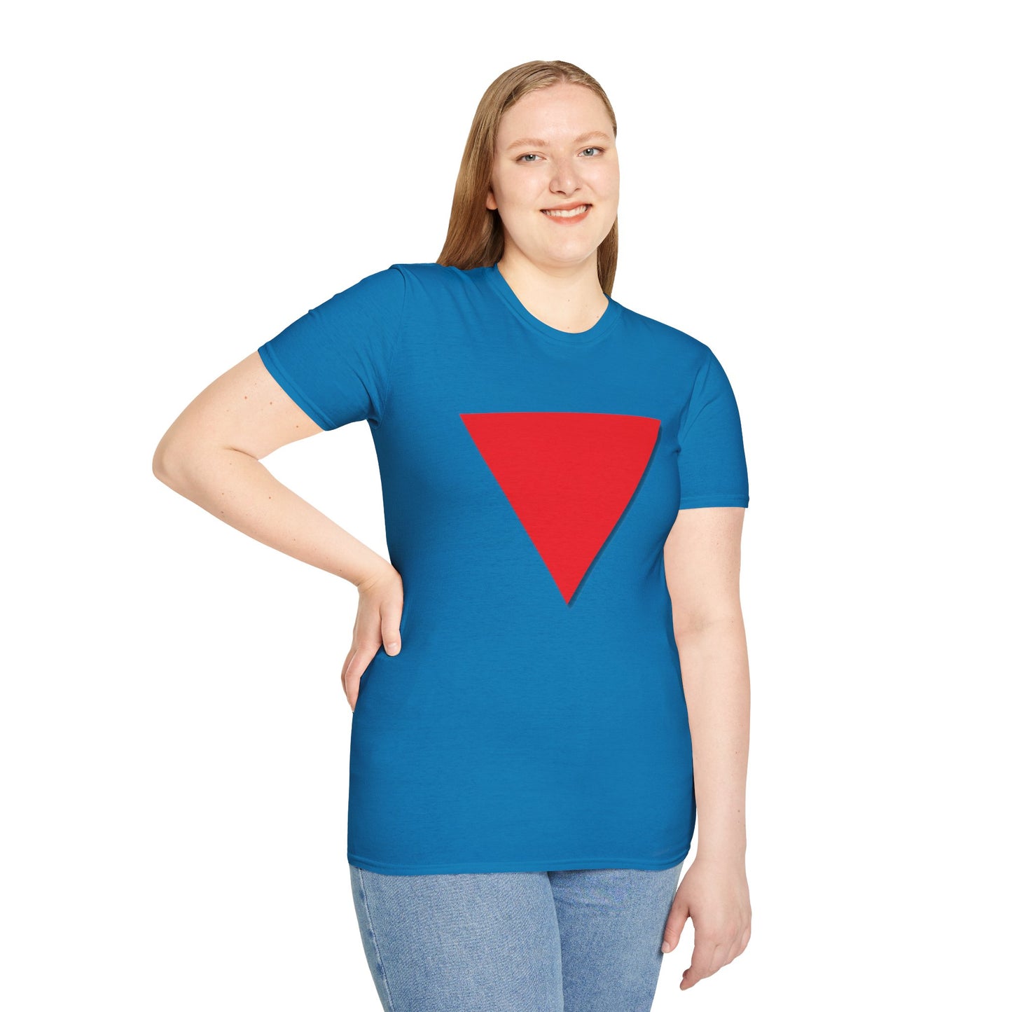 Red Triangle Softstyle Unisex T-Shirt, Various Colours